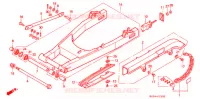 BRAS OSCILLANT pour Honda VF 750 MAGNA DELUXE de 1996