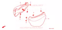 COUVERCLES LATERAUX pour Honda VF 750 MAGNA DELUXE de 1996