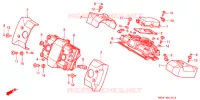 COUVRE CULASSE pour Honda VF 750 MAGNA DELUXE de 1996
