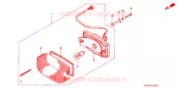 FEU ARRIERE pour Honda VF 750 MAGNA DELUXE de 1996