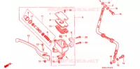 MAITRE CYLINDRE DE FREIN AVANT pour Honda VF 750 MAGNA DELUXE de 1996