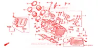 CULASSE (ARRIERE) pour Honda VF 750 MAGNA de 1994
