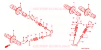 ARBRE A CAMES pour Honda VF 750 MAGNA de 1995