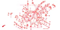CADRE pour Honda VF 750 MAGNA de 1995