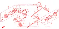 CLIGNOTANT pour Honda VF 750 MAGNA de 1995