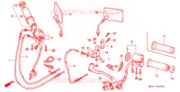 COMMODOS   POIGNEES pour Honda VF 750 MAGNA de 1995