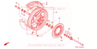 ROUE AVANT pour Honda VF 750 MAGNA de 1995