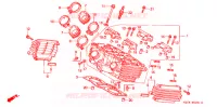 CULASSE (ARRIERE) pour Honda VF 750 MAGNA de 1996