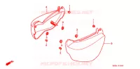 COUVERCLES LATERAUX pour Honda VF 750 MAGNA de 1998