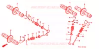 ARBRE A CAMES pour Honda VF 750 MAGNA de 1998