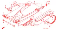 BRAS OSCILLANT pour Honda VF 750 MAGNA de 1998
