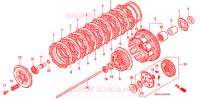 EMBRAYAGE pour Honda VF 750 MAGNA de 1998