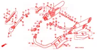 SILENCIEUX D'ECHAPPEMENT pour Honda VF 750 MAGNA de 1998