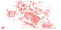 CULASSE (ARRIERE) pour Honda VF 750 MAGNA de 2000