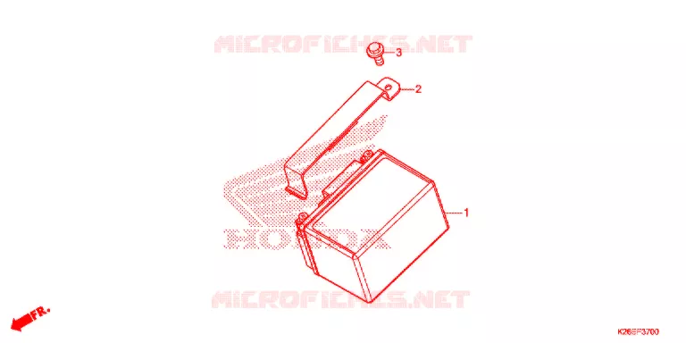 BATTERIE Honda MOTO 125 MSX 2017  MSX125H