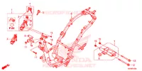 CADRE pour Honda BEAT 110 CBS de 2016