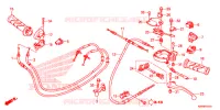 LEVIER DE GUIDON   CABLE   COMMODO pour Honda BEAT 110 CBS de 2016