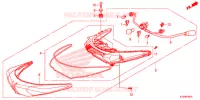 FEUX ARRIERE pour Honda WAVE 125, Front disk, Rear brake disk de 2018