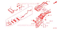 FEU ARRIERE pour Honda CBR 650 F ABS MAT BLACK de 2018