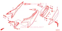 COUVERCLES LATERAUX (CRF250L/M/LD) pour Honda CRF 250 L de 2017