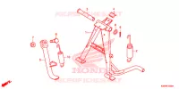BEQUILLE pour Honda RS 150 R REPSOL de 2017