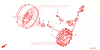 ALTERNATEUR pour Honda EX5 110 Electric start, fuel injection de 2017