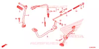 PEDALE   KICK pour Honda EX5 110 Electric start, fuel injection de 2017