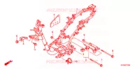 CADRE pour Honda CLICK 110 de 2007