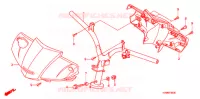 GUIDON   CARENAGE pour Honda CLICK 110 de 2007