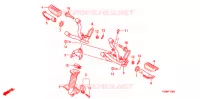 REPOSE PIED pour Honda CLICK 110 de 2007