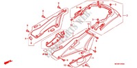 COUVERCLES LATERAUX   ARRIERES pour Honda ST 1300 ABS POLICE de 2011