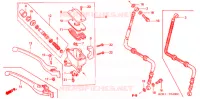 MAITRE CYLINDRE DE FREIN AVANT pour Honda V TWIN MAGNA 250 SPEED WARNING LIGHT de 1995