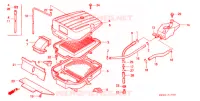 FILTRE A AIR pour Honda VT 250 F de 1988