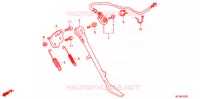 BEQUILLE LATERALE pour Honda VT 400 SHADOW ABS de 2009