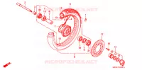 ROUE AVANT pour Honda SHADOW 600 VLX de 2001