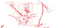 MAITRE CYLINDRE DE FREIN AVANT pour Honda SHADOW 600 VLX de 2005
