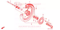 ROUE AVANT pour Honda VLX SHADOW 600 2 TONE de 1999