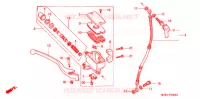 MAITRE CYLINDRE DE FREIN AVANT pour Honda SHADOW 600 VLX DELUXE de 1997