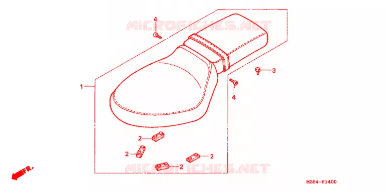 SELLE Honda MOTO 600 SHADOW 1998  VT600CDW
