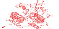 CYLINDRE (ARRIERE) pour Honda VLX SHADOW 600 de 1994