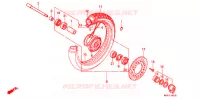 ROUE AVANT pour Honda VLX SHADOW 600 de 1994