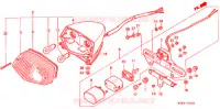 FEU ARRIERE pour Honda VLX SHADOW 600 de 1995