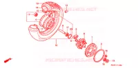 ROUE ARRIERE pour Honda VLX SHADOW 600 de 1995