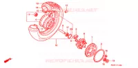 ROUE ARRIERE pour Honda VLX SHADOW 600 de 1995