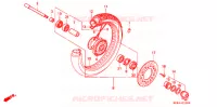 ROUE AVANT pour Honda VLX SHADOW 600 de 1997