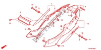 COUVERCLES LATERAUX (CBR150R3 7) pour Honda CBR 150 M RED de 2004