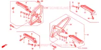 REPOSE PIED pour Honda NSR 80 de 1996