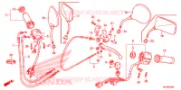 LEVIER DE GUIDON   CABLE   COMMODO pour Honda SHADOW VT 750 AERO de 2015