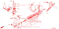 MAITRE CYLINDRE DE FREIN ARRIERE pour Honda SHADOW VT 750 de 2010