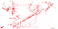 MAITRE CYLINDRE DE FREIN ARRIERE pour Honda SHADOW VT 750 de 2011